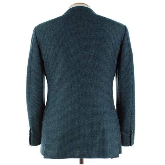 Cardinal of Canada NWT Wool Sport Coat Size 40R US In Blue & Green Melange